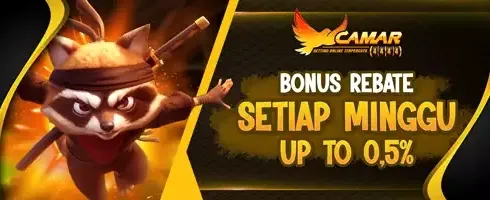 Bonus Rollingan Mingguan 0.5% Slot promotion banner